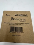 Newhouse Hardware Ada Wireless Door Chime Lighted Strobe Push Button Wcmbrgb. Fixed Price $24.49.