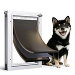 For Aluminum Alloy 3 Flaps White, Medium Doggy Doggie Door,. Fixed Price $59.99.