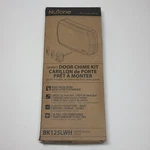 Nutone BK125LWH Wired Door Chime Kit White Plastic, Transformer & Push Buttons. Fixed Price $23.95.