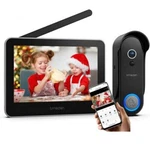 Tmezon Full Wireless Video Doorbell Intercom System 7" Lcd Touch Monitor 1080P. Fixed Price $99.99.