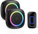 Tecknet Wireless Doorbell With 2 Portable Receivers, Battery Powered. Fixed Price $58.99.