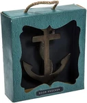 Home Essential Nautical Themed Anchor W/ Rope Coastal Decor Iron Door Knocker 6". Fixed Price $12.99.