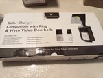 Wasserstein 2.5W Solar Charger For Ring Battery Doorbell Pro, Plus & Wyze. Fixed Price $24.00.