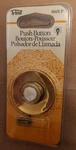 Push Button Door Bell Lighted Vintage Nos New Old Stock Trine Brass 860LP. Fixed Price $19.99.