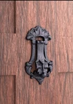 Black Cast Iron Door Knocker For Front 7 1/2" X 4" Renovators Supply. Fixed Price $38.99.