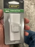 Defiant Wireless Push Button White 18000314. Fixed Price $8.99.