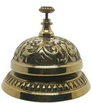 Solid Brass Victorian Style Service Desk Bell. Fixed Price $19.99.