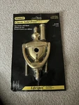 Stanley Classic Solid Brass Door Knocker 80-4099 Bright Polished Finish. Fixed Price $14.00.
