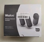 Wuloo Hands Free Wireless Intercom Doorbell Home Classroom, 2 Indoor 1 Outdoor. Fixed Price $40.00.