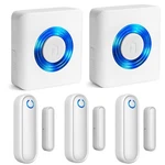 Yistech Caregiver Pager Door Alarms For Three Sensor Two Receiver, White. Fixed Price $50.62.
