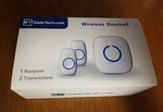 New Wireless By Sadotech Weatherproof Bells Chimes Kit. Fixed Price $23.99.