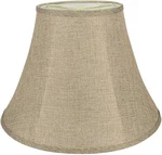 38001A Collapsible Traditional Handsewn Bell Shape Spider Construction Lamp Shad. Fixed Price $90.99.