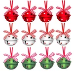 Christmas Jingle Bells 2" Star Cutouts Metal Decorative With Ribbons Fo.... Fixed Price $20.87.