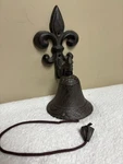 Vintage Cast Iron Farm House Barn Loud Tone Dinner Front Door Bell Wall Mount. Fixed Price $21.95.