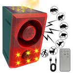 Chunhee Solar Outdoor Motion Sensor Alarm With Dog Barking Gunshot Sound, Sup.... Fixed Price $58.39.