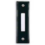 Heath Zenith SL-664-02 Wired Push Button, Black Finish With White Center. Fixed Price $7.95.