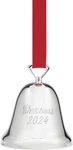 895958 2024 Annual Silverplate Christmas Tree Bell, Ornaments. Fixed Price $27.93.
