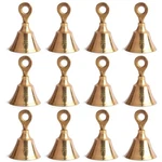 Satvik Set Of 12 Large Sacred Echoes Jingle Bells With Hanging Loop For Pooja.... Fixed Price $66.12.