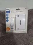 Philips Battery-operated Wireless Doorbell Kit W/ 4 Level Volume Adjustment Nib. Fixed Price $20.99.