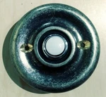 Its About Chime! Decorative Doorbell Push Button Pewter Silver Circle Round. Fixed Price $19.95.