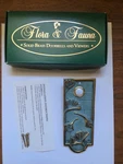 Flora & Fauna Flowers Doorbell Solid Brass Patina Gingko CVDB14. Fixed Price $19.95.