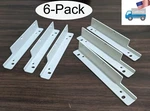 New Lot 6: Heavy Duty Metal L-shape Bar Brackets: Book/countertop Shelf Shelving. Fixed Price $19.50.