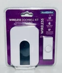 Heath Zenith Wireless Plug-in Chime Kit White Plastic Doorbell SL-7307-03. Fixed Price $14.99.