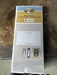 Hampton Bay Wired Deluxe Contractor Doorbell Kit Push Buttons HB-2710403. Fixed Price $19.99.