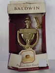 Baldwin Premium Colonial Brass Door Knocker. Fixed Price $10.00.