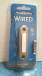 Heath Zenith Wired, Lighted Insert Push Button Door Bell Nickel (SL-256) Fs. Fixed Price $14.50.