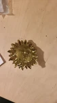 Michael Healy Doorbell Ringer Sun Face Polished Brass. Fixed Price $34.99.