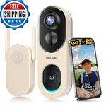 Botslab Doorbell Camera Wireless 5MP Video 180PANORAMIC View. Fixed Price $166.23.