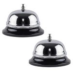 Super Z Outlet Call Bell 2-PACK Classic Service For 3.35", Silver. Fixed Price $14.41.