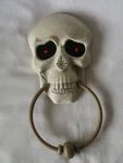 Halloween Skull Door Knocker 11 Talking Flashing Eyes By Occasions Creepy Fun!. Fixed Price $9.99.