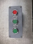 Carlon Non-metallic Push Button Station R-565629 3-POSITION Used. Fixed Price $50.00.