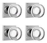 Coolnews 4 Pack Glass Dummy Door Knobs Interior, Single Side Crystal Do.... Fixed Price $44.95.