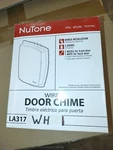 Nutone LA317WH Decorative Wired Two-note Door Chime White 99525696B. Fixed Price $18.00.
