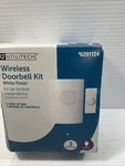 Utilitech Wireless Doorbell Kit Sensor 3 Melodies White Finish 6291124. Fixed Price $14.99.