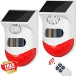 Chunhee Solar Motion Alarm Outdoor Detector 129DB Siren Security Light IP67. Fixed Price $78.99.