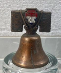 Bicentennial Liberty Metal Bell Copper Color Steel 1776-1976 Souvenir. Fixed Price $12.00.