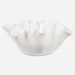 Uttermost Ruffle White Bloom Bowl - 18184. Fixed Price $256.80.