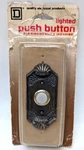 Vintage Square Lighted Push Button For Doorbell, Ringing Bells & Chimes Cast. Fixed Price $19.95.
