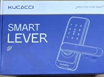 Kucacci H15B Smart Lever Lock Brushed Silver Metal W/ Instructions, Deadbolt. Fixed Price $60.08.