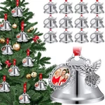 Syhood 16PCS Christmas Sublimation Bell Ornaments Red Metal Angel Frame. Fixed Price $15.97.