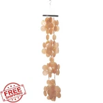 Woodstock Chimes Capiz Waterfall Wind 40", Marigold Sea Shell Garden Decor. Fixed Price $53.99.