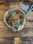Ireland Crafted Brass Claddagh Celtic Liffey Artefacts Door Knocker New Open Box. Fixed Price $25.60.