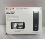 Honeywell Connected Home Dbcam-trimbr Wi-fi Video Doorbell Black. Fixed Price $49.00.