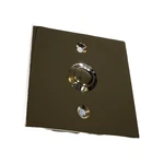 Rejuvenation Doorbell Button Polished Nickel Square West Slope C2537. Fixed Price $36.00.