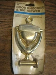 Belwith Polished Brass Door KNOCKER&180 Degree Viewer #2341. Fixed Price $7.99.