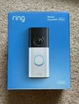 Ring Wired Doorbell Plus (2ND Gen) Retina 2K & 3D Motion Detection New Sealed. Fixed Price $119.95.